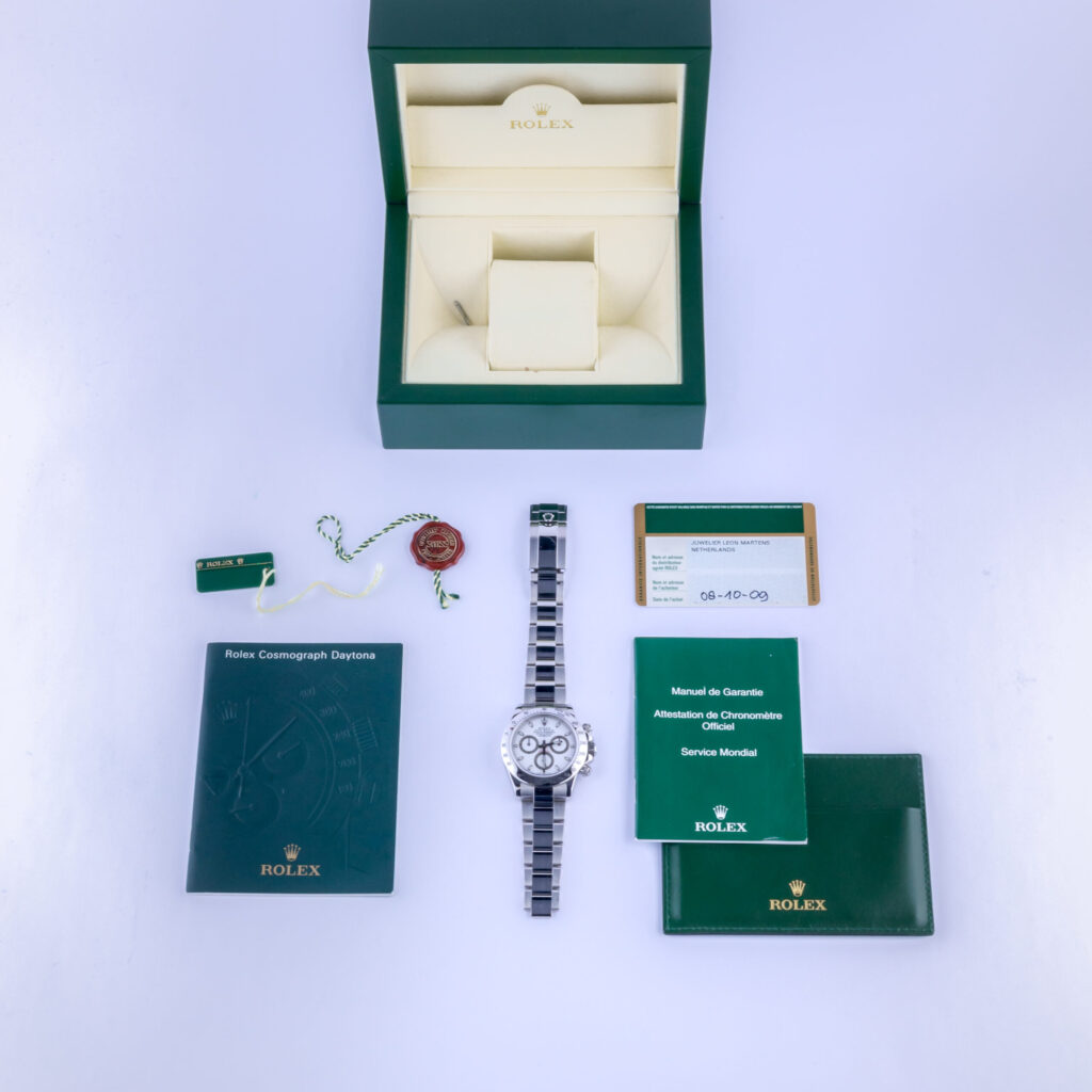 Rolex Daytona APH Dial 116520 2009 (Full Set) 15 2E0B8484 1CG 3M scaled Langedyk Vintage Watches