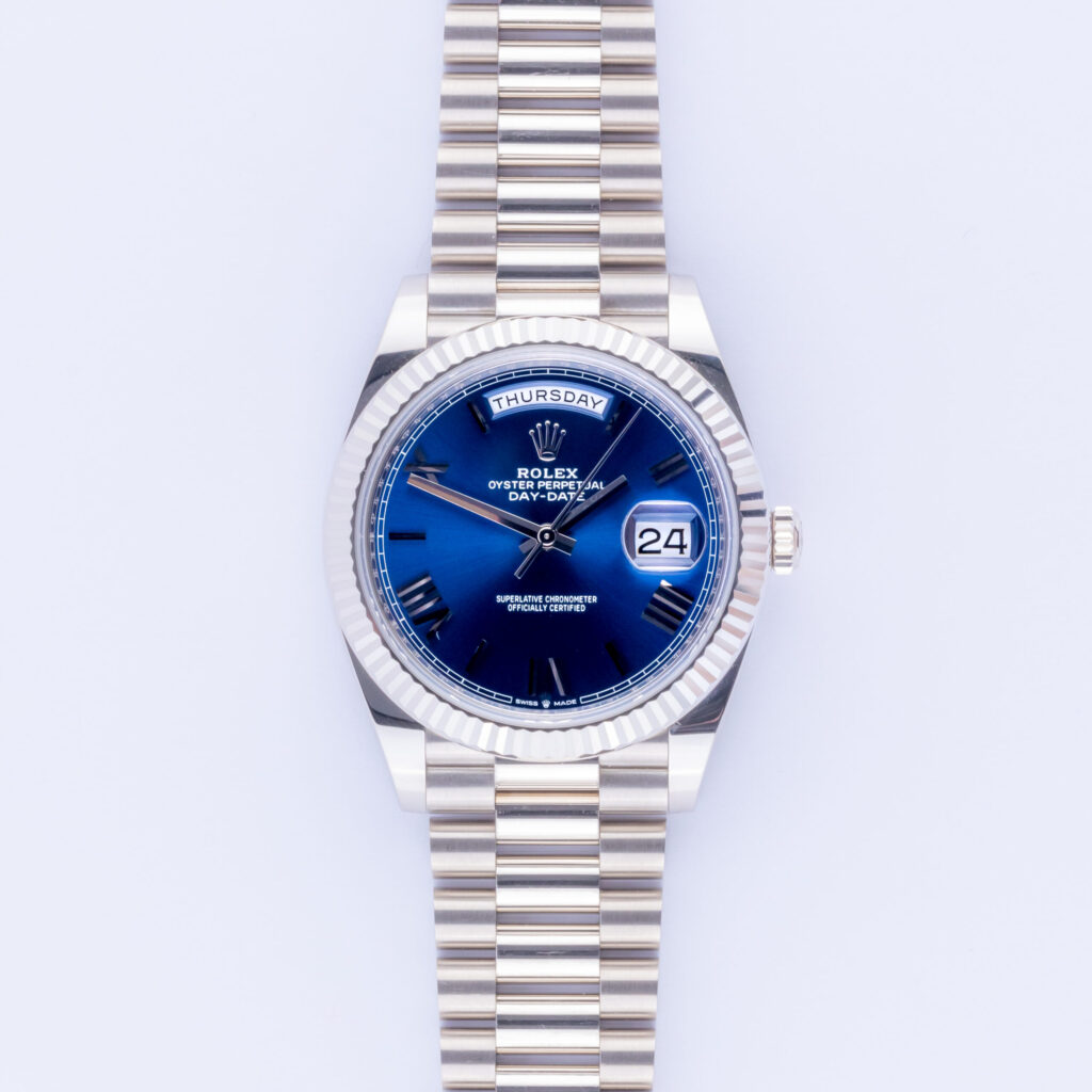 Rolex Day-Date 40 Blue 228239 2022 (Full Set) 10 rolex-day-date-228239
