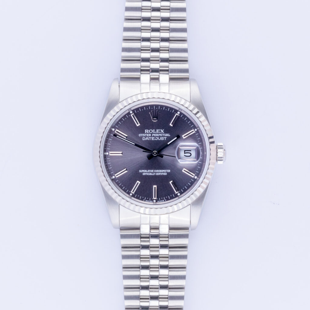 Rolex Oyster Perpetual Datejust Silver 16234 1993 (Vollständiger Satz) 9 Rolex Datejust 16234