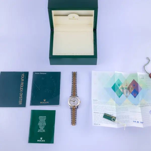Rolex Oyster Perpetual Datejust Silver Diamond 116233 2006 (Full Set) - Image 8