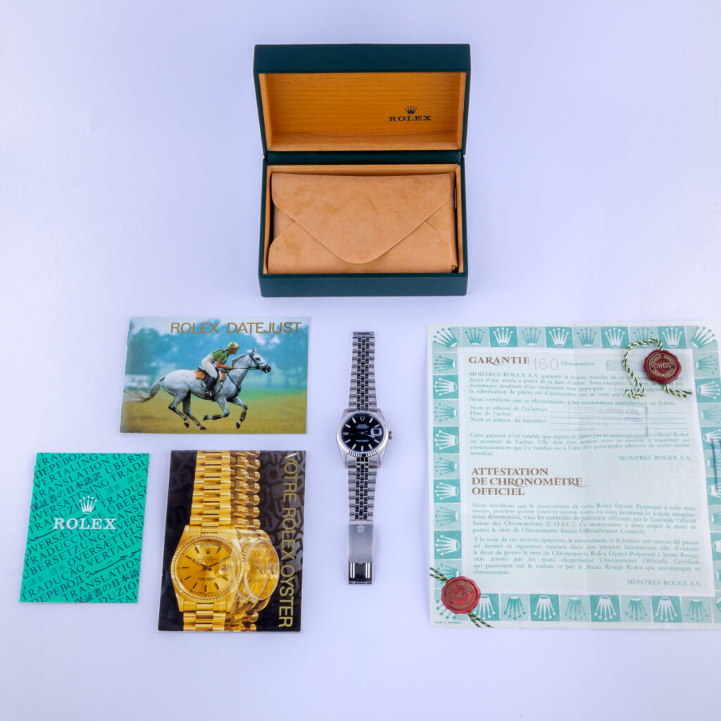 Rolex Oyster Perpetual Datejust Black 16234 1992 (Full Set) 15 2E0B9475 1CG 3M scaled Langedyk Vintage Watches