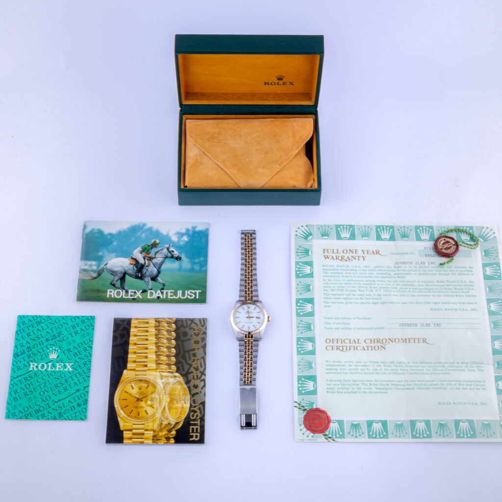 Rolex Oyster Perpetual Datejust White 16013 1986 (Full Set) 15 Rolex Datejust 16013