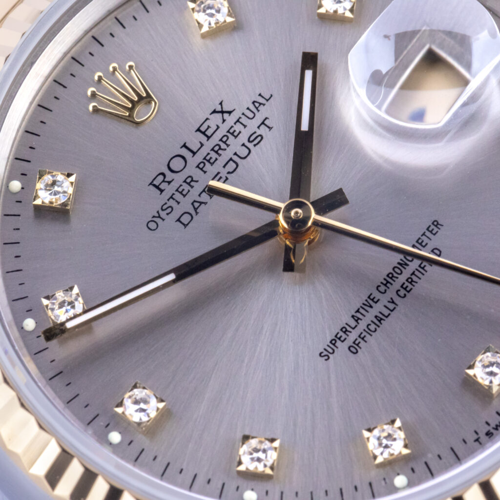 Rolex Oyster Perpetual Datejust Silver Diamond 16233 1991 (Vollständiger Satz) 9 rolex-datejust-16233-82