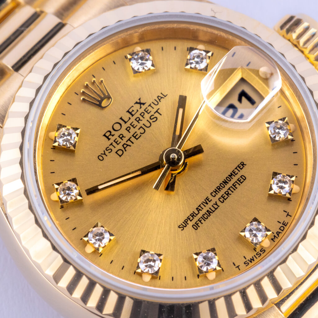 Rolex Lady-Datejust Champagne Diamond 69178 1989 (Vollständiger Satz) 9 rolex-lady-datejust-69178-16