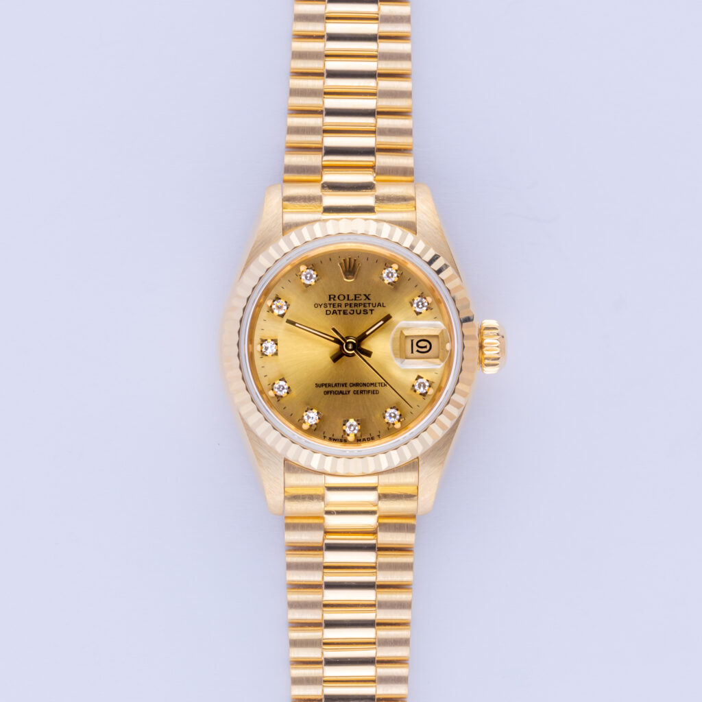 Rolex Lady-Datejust Champagne Diamond 69178 1990 (Vollständiger Satz) 10 rolex-lady-datejust-69178-24