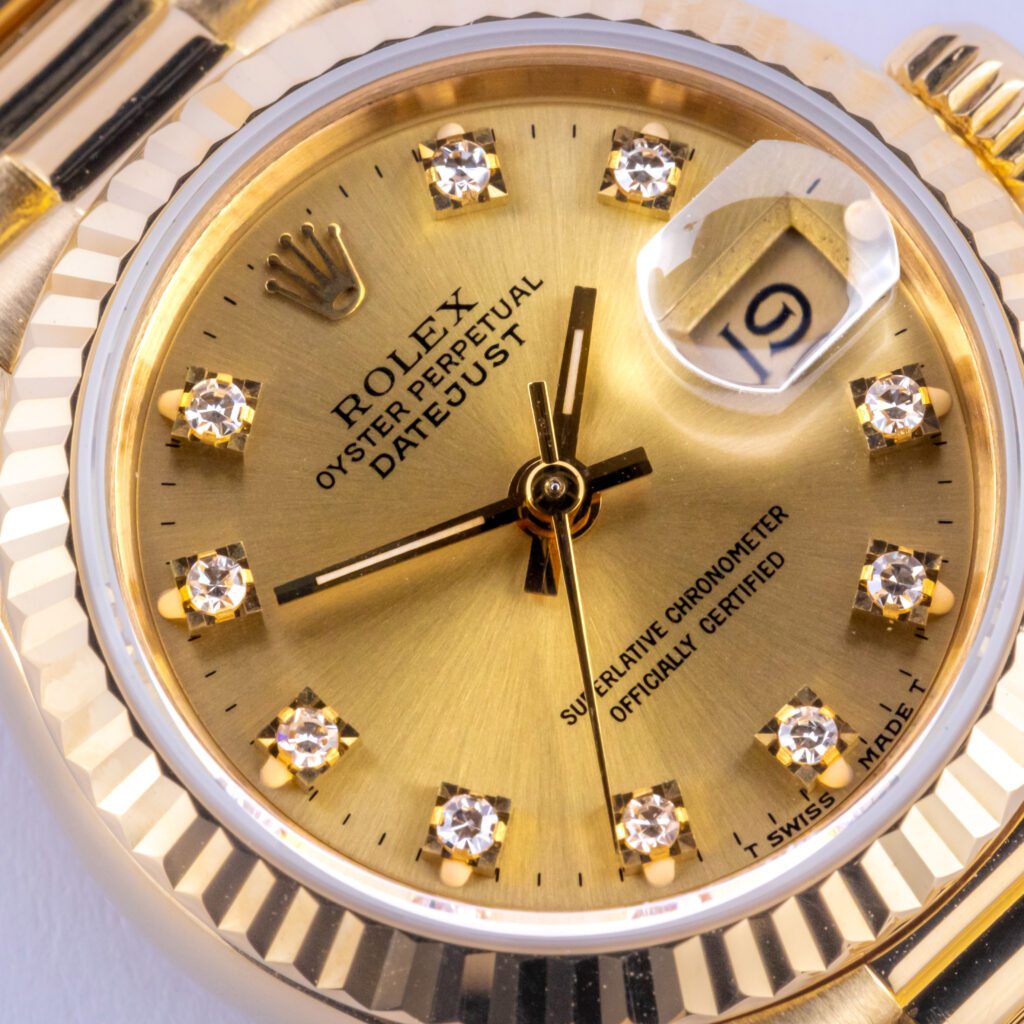 Rolex Lady-Datejust Champagne Diamond 69178 1990 (Vollständiger Satz) 9 rolex-lady-datejust-69178-24
