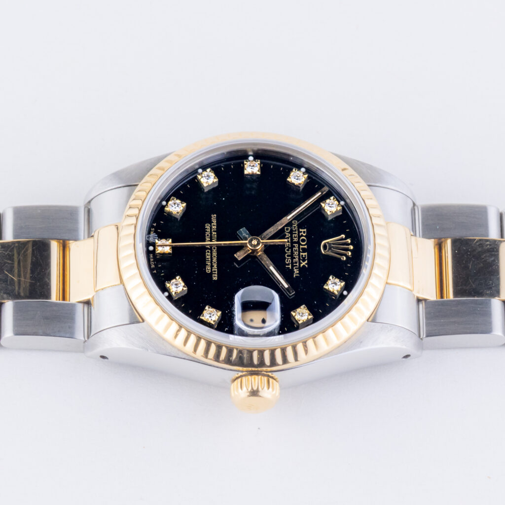 Rolex Oyster Perpetual Datejust Mid-Size Black Diamond 68273 1984 12 rolex-datejust-68273-12