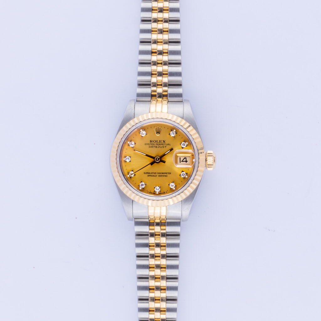 Rolex Lady-Datejust Champagne Diamond 69173 1989 (Vollständiger Satz) 10 rolex-lady-datejust-69173-18