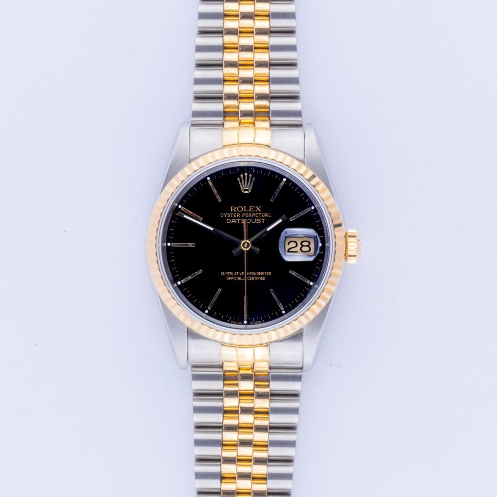 Rolex Oyster Perpetual Datejust Black 16233 1994 (Vollständiger Satz) 10 rolex-datejust-16233-79