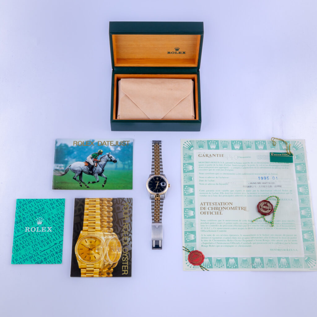 Rolex Oyster Perpetual Datejust Black 16233 1994 (Vollständiger Satz) 15 rolex-datejust-16233-79