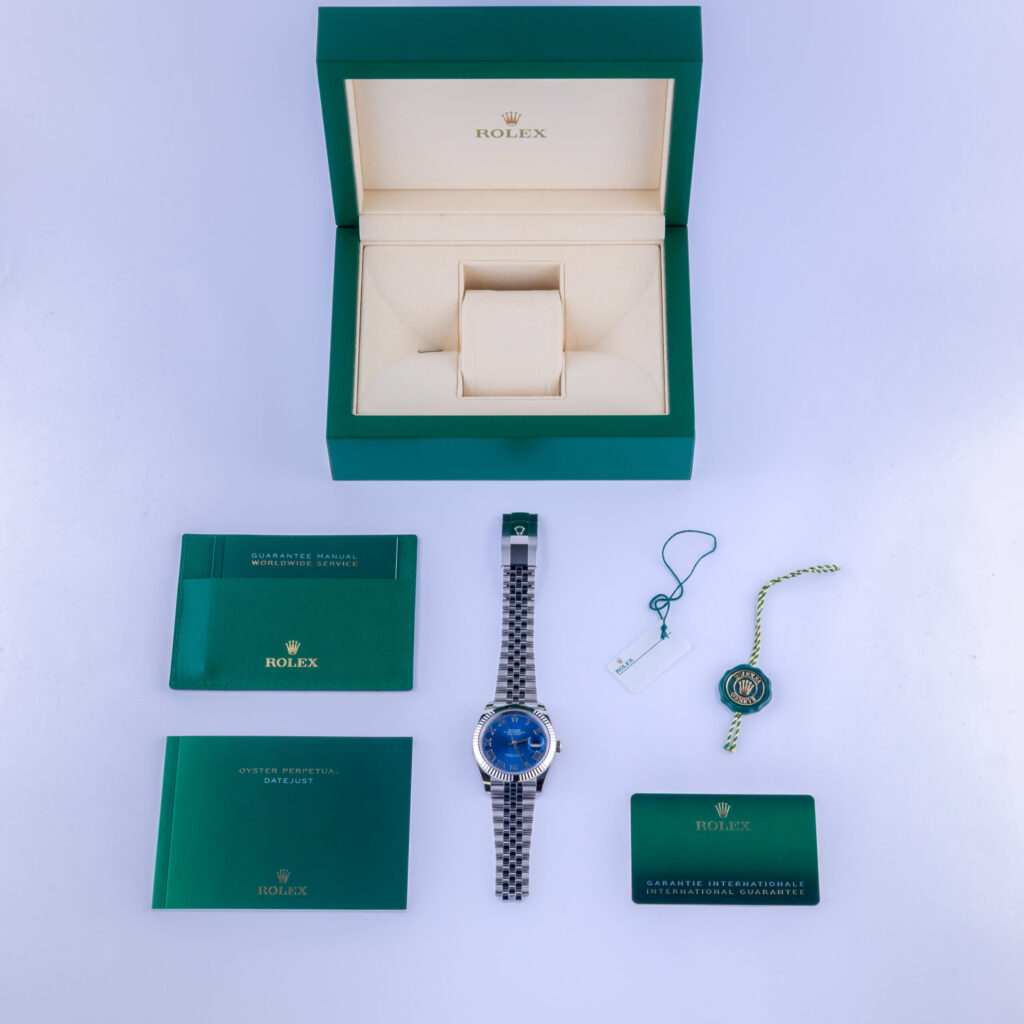 NEW Rolex Datejust 41 Azzurro 126334 2024 (Full Set) 15 rolex-datejust-126334-17