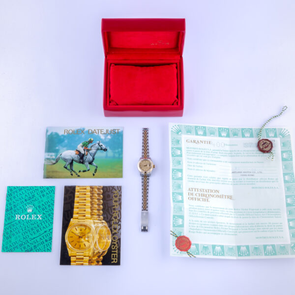 Rolex Lady-Datejust Champagne Roman 69173 1993 (Full Set) - Image 8