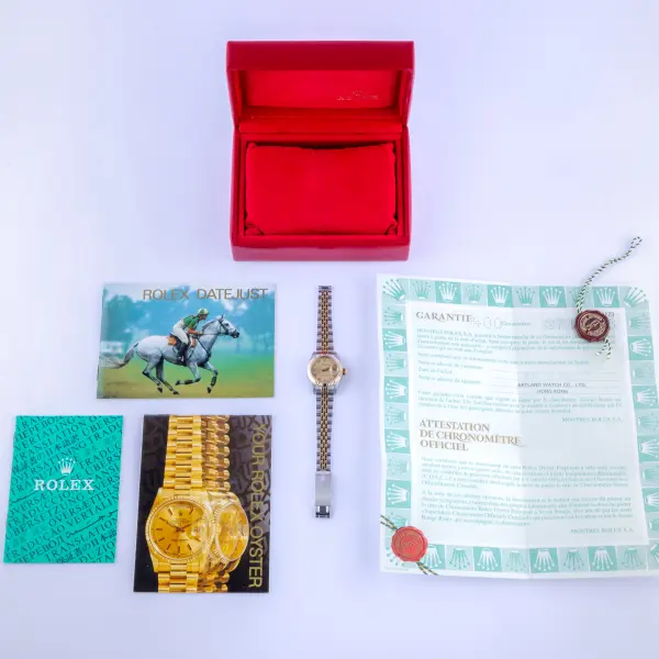 Rolex Lady-Datejust Champagne Roman 69173 1993 (Full Set) - Image 8