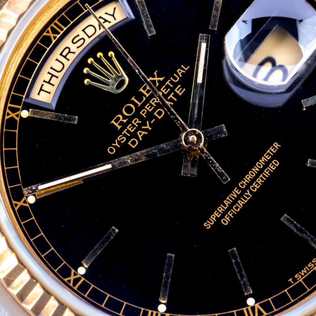 Rolex Day-Date Black 18238 1991 (Vollständiger Satz) 9 rolex-day-date-18238-16