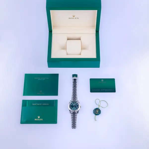 NEW Rolex Datejust 41 Mint Green 126334 2024 (Full Set) - Image 8