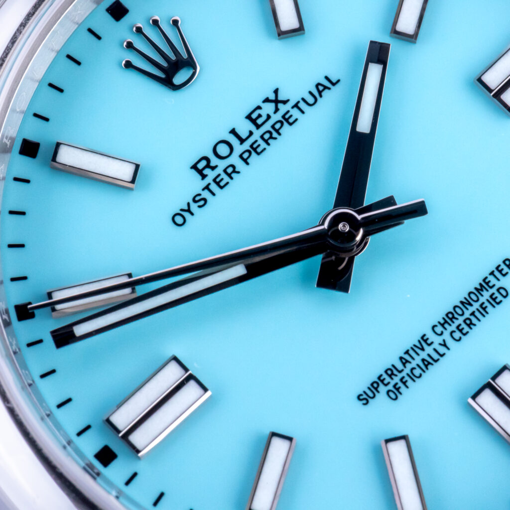 Rolex Oyster Perpetual Tiffany 41 124300 2020 (Vollständiger Satz) 9 Rolex Oyster Perpetual Tiffany 124300