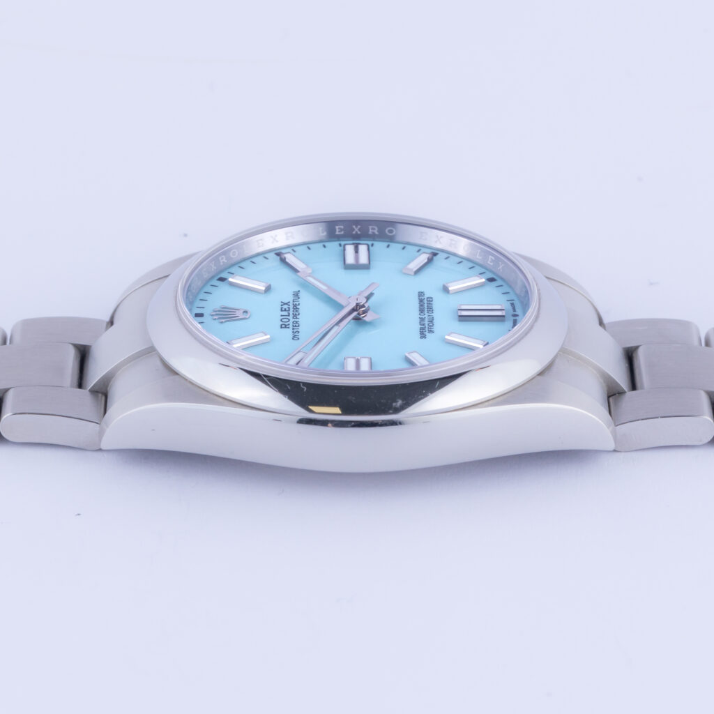 Rolex Oyster Perpetual Tiffany 41 124300 2020 (Vollständiger Satz) 13 Rolex Oyster Perpetual Tiffany 124300