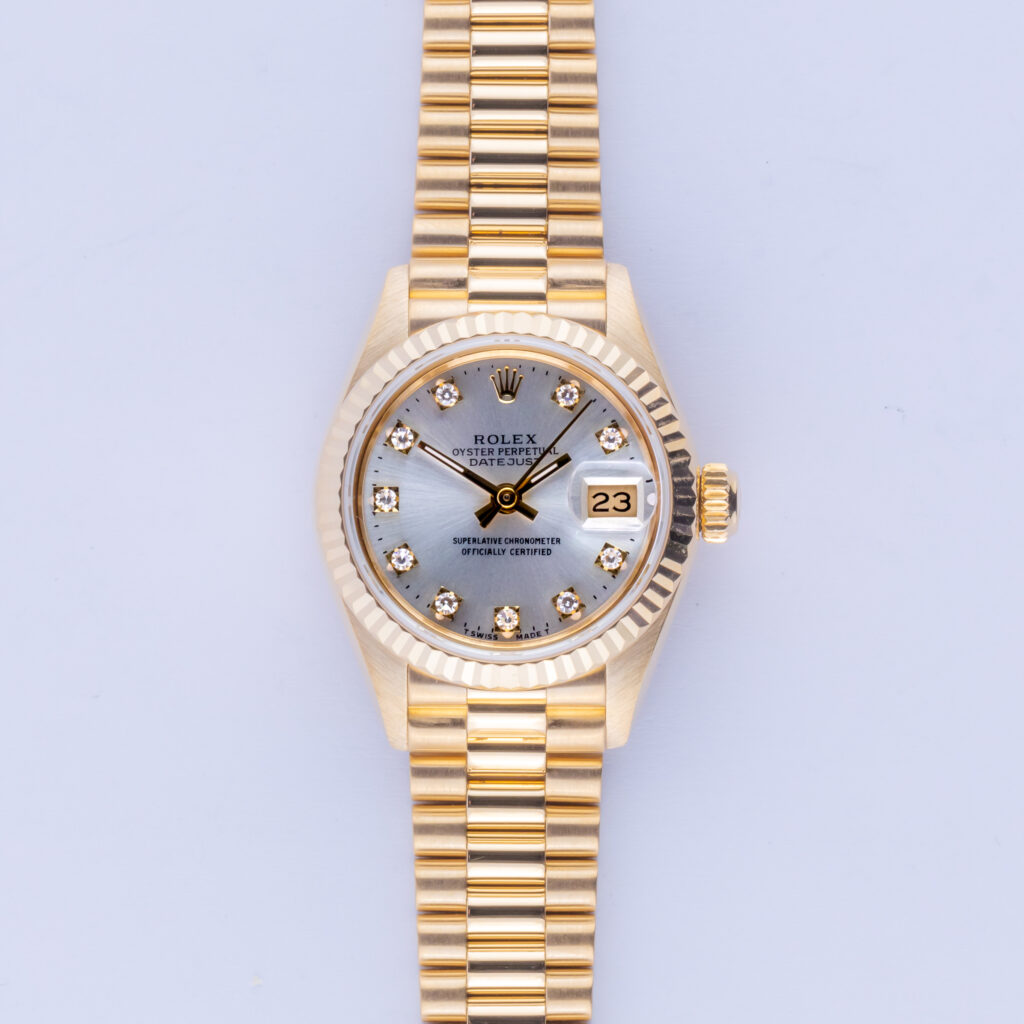 Rolex Lady-Datejust Silver Diamond 69178 1993 (Vollständiger Satz) 10 rolex-lady-datejust-69178-26