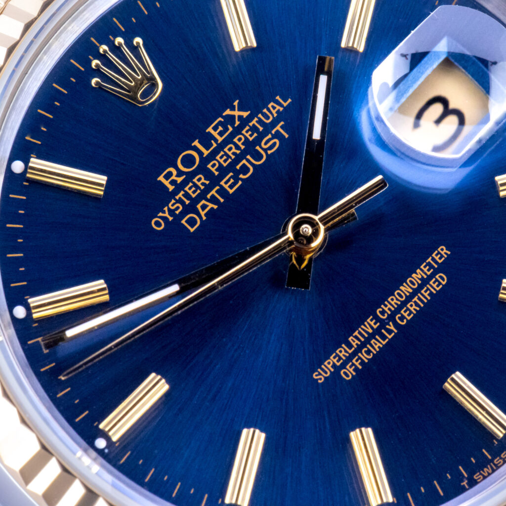 Rolex Oyster Perpetual Datejust Blue 16233 1991 (Vollständiger Satz) 9 Rolex Datejust 16233