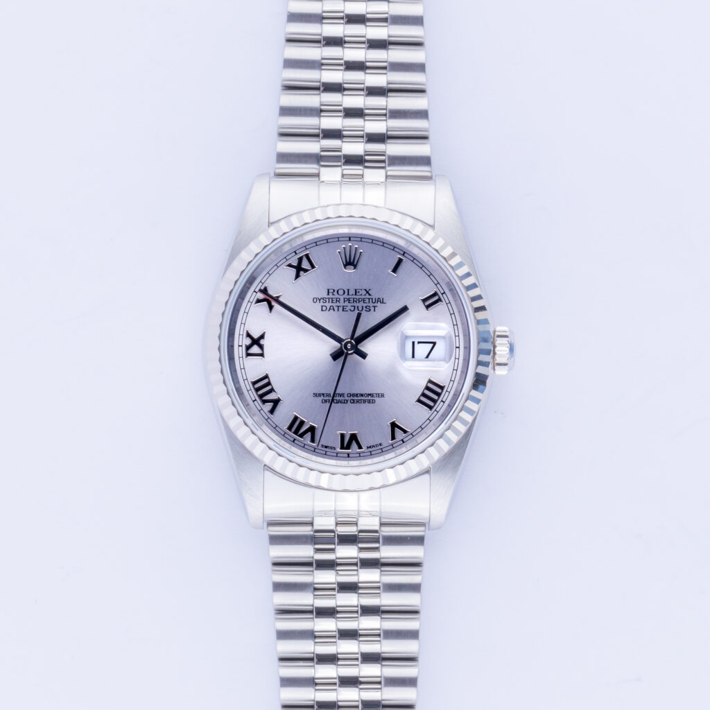 Rolex Oyster Perpetual Datejust Grey Roman 16234 2002 (Full Set) 10 Rolex Datejust 16234