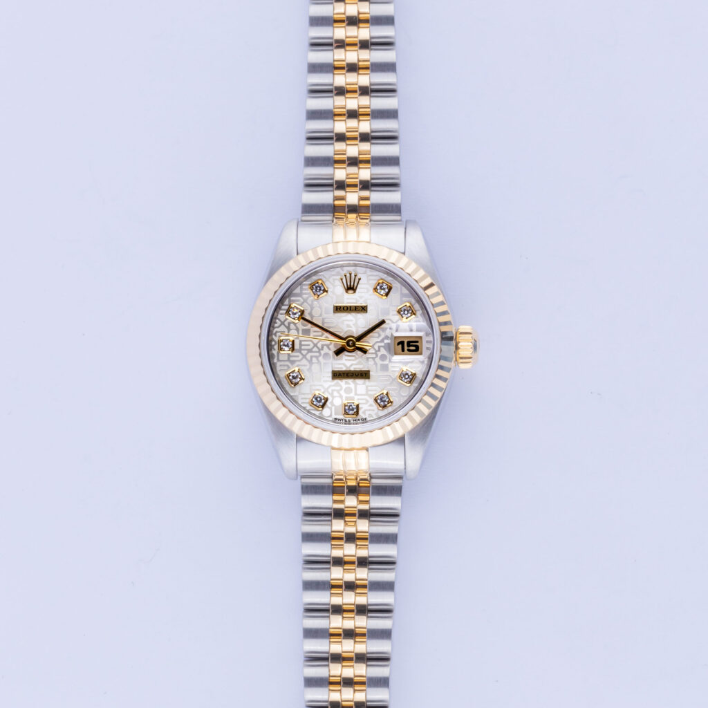 Rolex Lady-Datejust Jubilee Diamond 69173 1995 (Volledige Set) 10 Rolex Lady-Datejust 69173