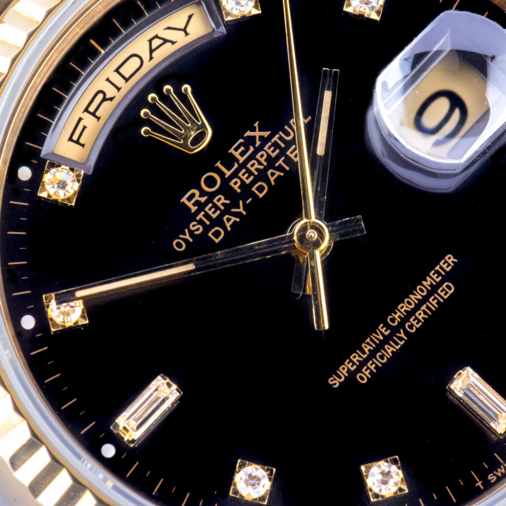 Rolex Day-Date Black Diamond 18238 1995 (Full Set) 9 Rolex Day-Date 18238