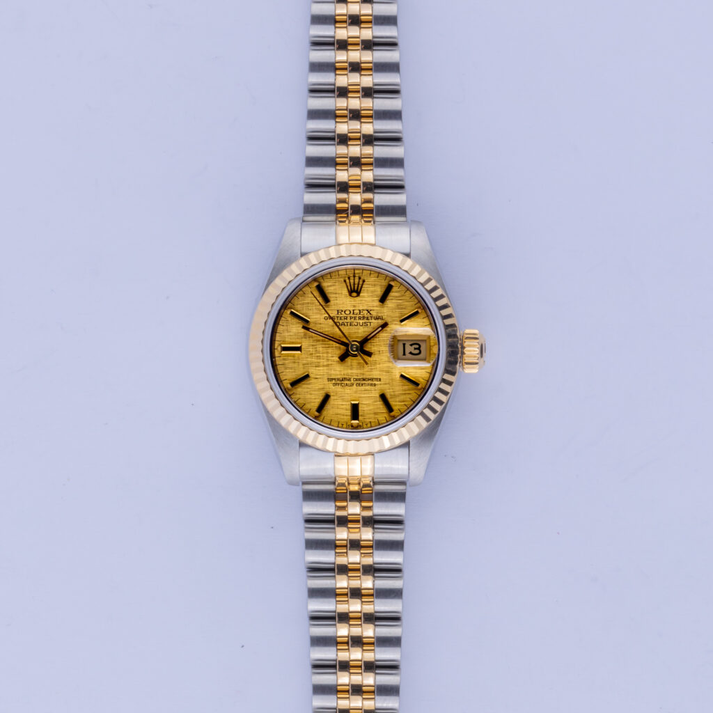 Rolex Lady-Datejust Champagne Linen 69173 1987 (Vollständiger Satz) 10 rolex-lady-datejust-69173-71