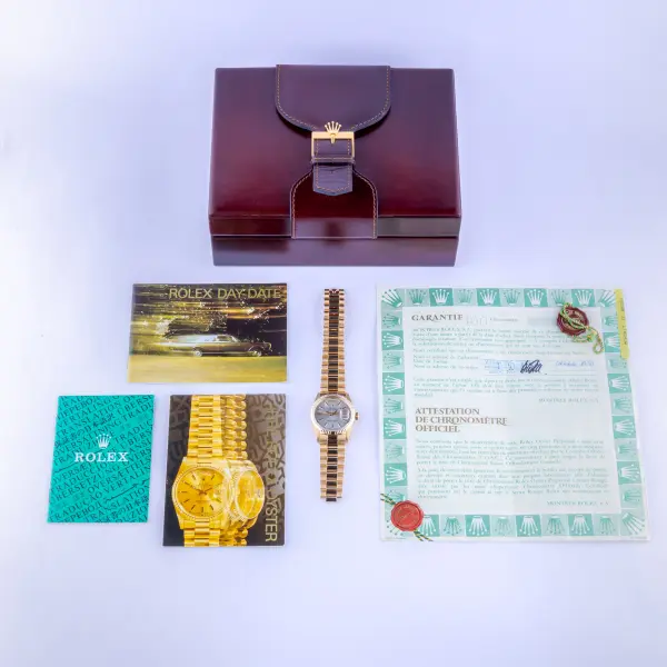 Rolex Day-Date Silver 18238 1989 (Full Set) - Image 8