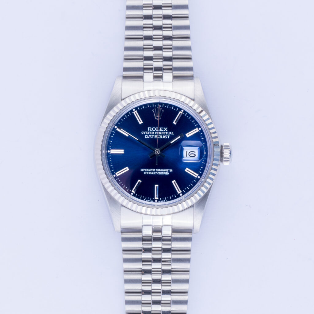 Rolex Oyster Perpetual Datejust Blue 16014 1988 (Vollständiger Satz) 10 rolex-datejust-16014-15
