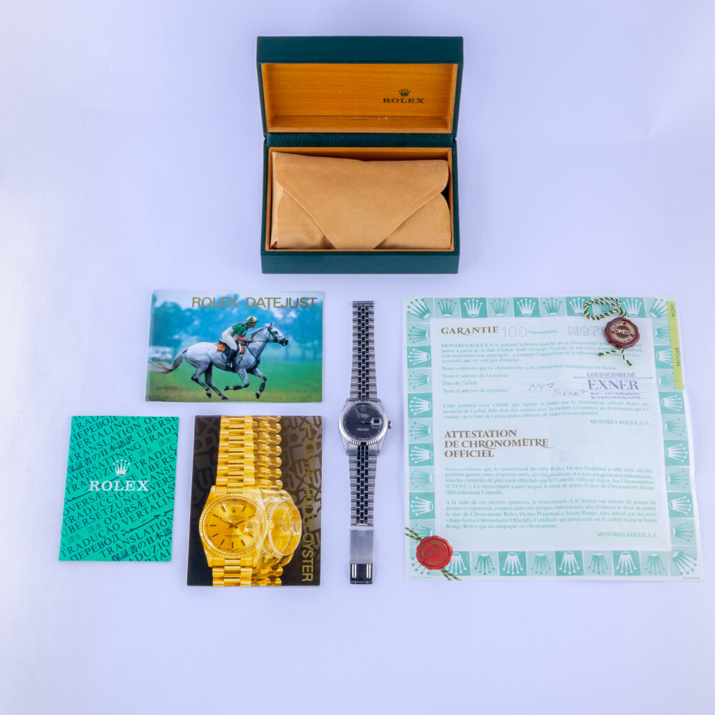 Rolex Oyster Perpetual Datejust Grey 16234 1995 (Vollständiger Satz) 15 rolex-datejust-16234-85