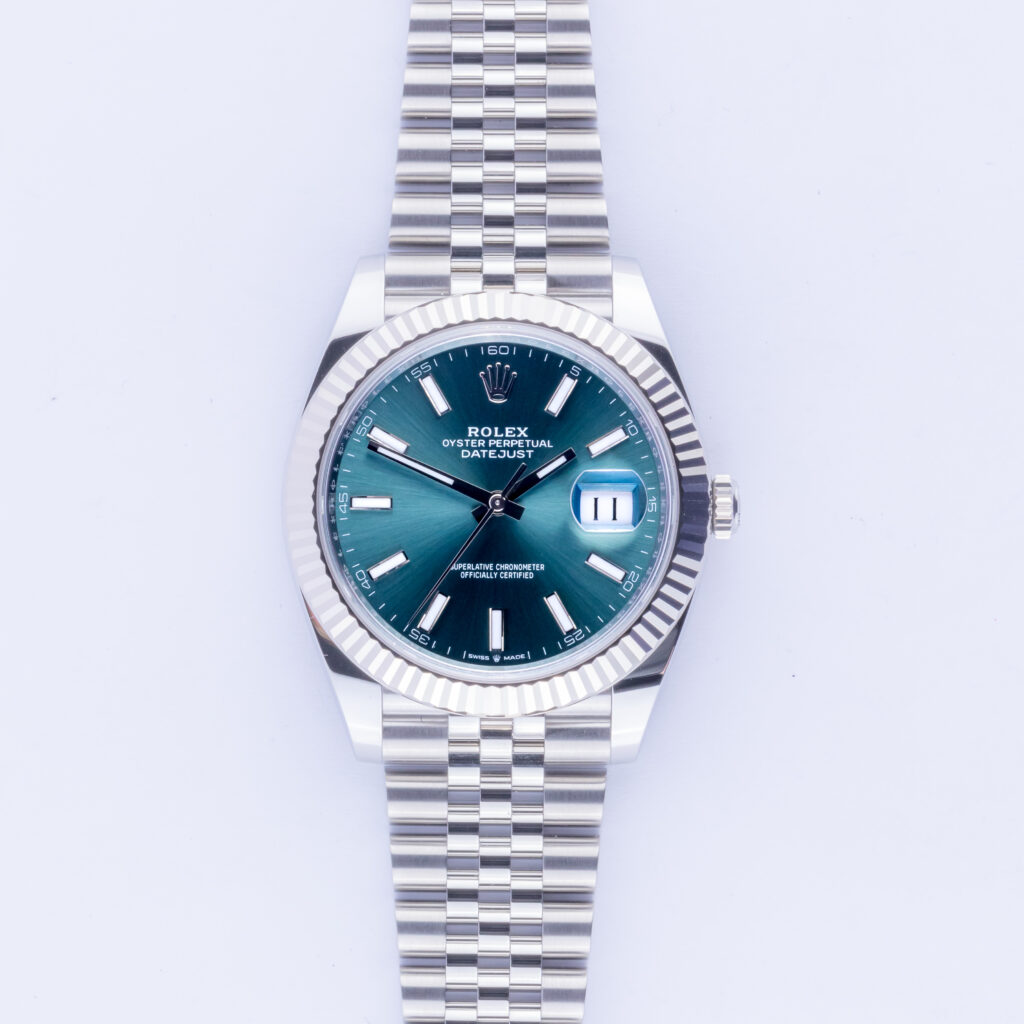 Rolex Datejust 41 Mint Green 126334 2024 (Vollständiger Satz) 10 Rolex Datejust 126334 Mint