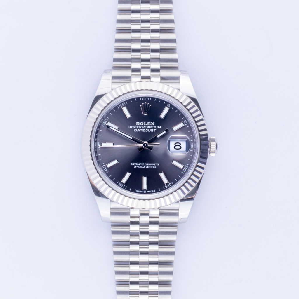 Rolex Datejust 41 Rhodium 126334 2024 (Volledige Set) 10 Rolex Datejust 126334 Rhodium