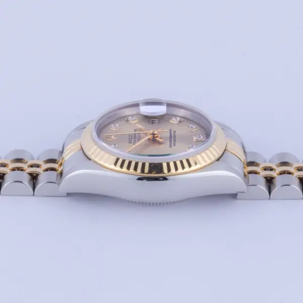 Rolex Lady-Datejust Champagne Diamond 69173 1995 (Volledige Set) - Afbeelding 6