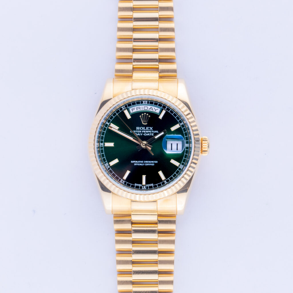 Rolex Day-Date Green 118238 2010 (Vollständiger Satz) 10 rolex-day-date-118238