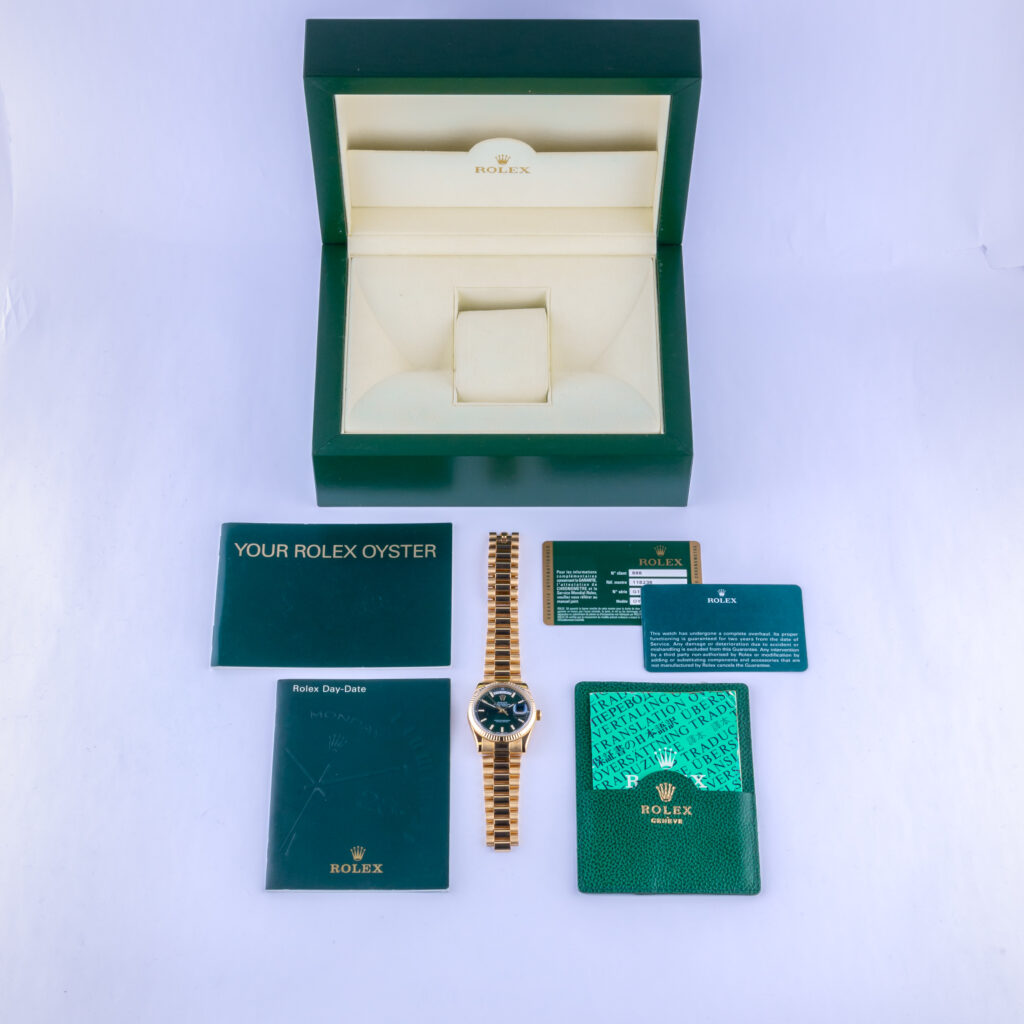 Rolex Day-Date Green 118238 2010 (Vollständiger Satz) 15 rolex-day-date-118238