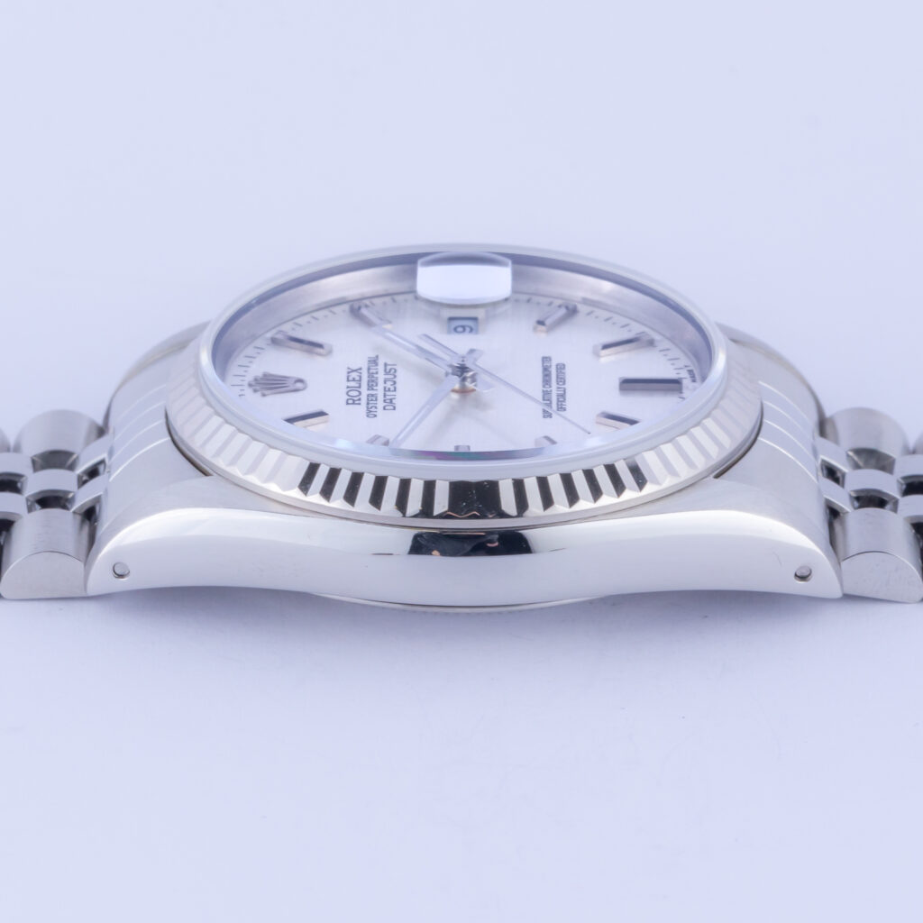 Rolex Oyster Perpetual Datejust Silver Linen 16234 1991 (Full Set) 13 rolex-datejust-16234-96
