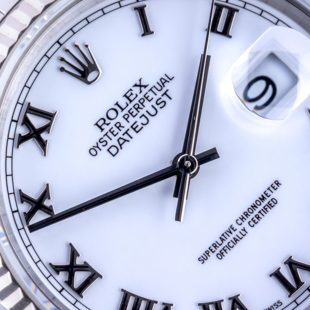 Rolex Oyster Perpetual Datejust White Roman 16234 2002 (Volledige Set) 9 rolex-datejust-16234-90