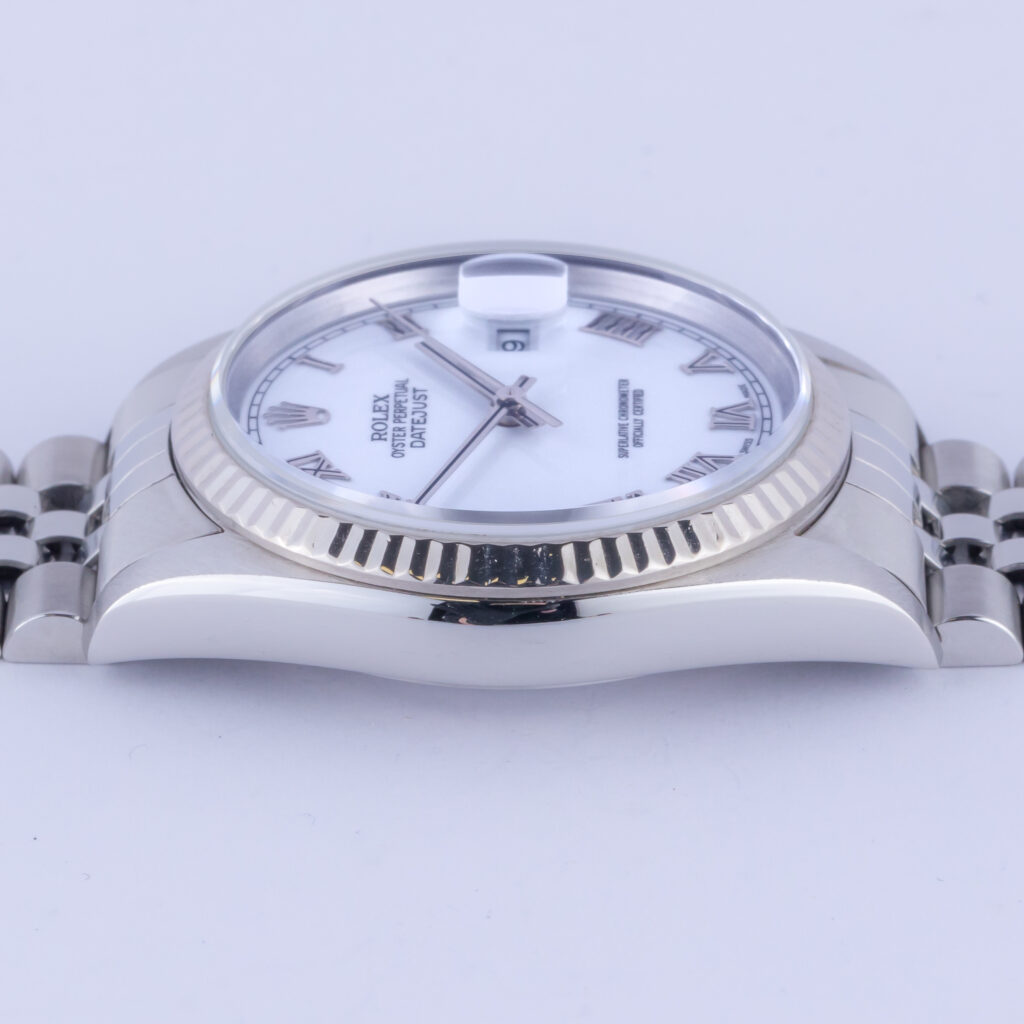 Rolex Oyster Perpetual Datejust White Roman 16234 2002 (Volledige Set) 13 rolex-datejust-16234-90