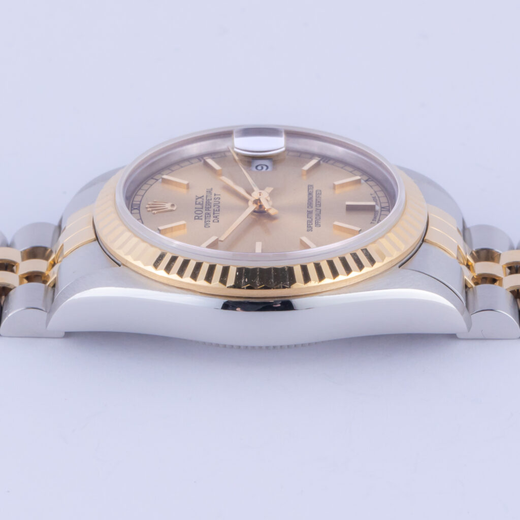 Rolex Oyster Perpetual Datejust Mid-Size Champagne 68273 1995 (Volledige set) 13 rolex-datejust-68273-14