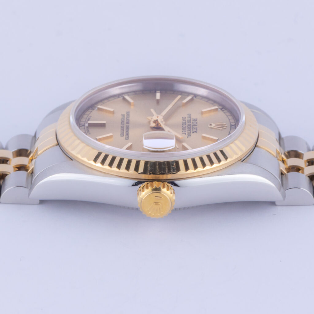Rolex Oyster Perpetual Datejust Mid-Size Champagne 68273 1995 (Volledige set) 12 rolex-datejust-68273-14