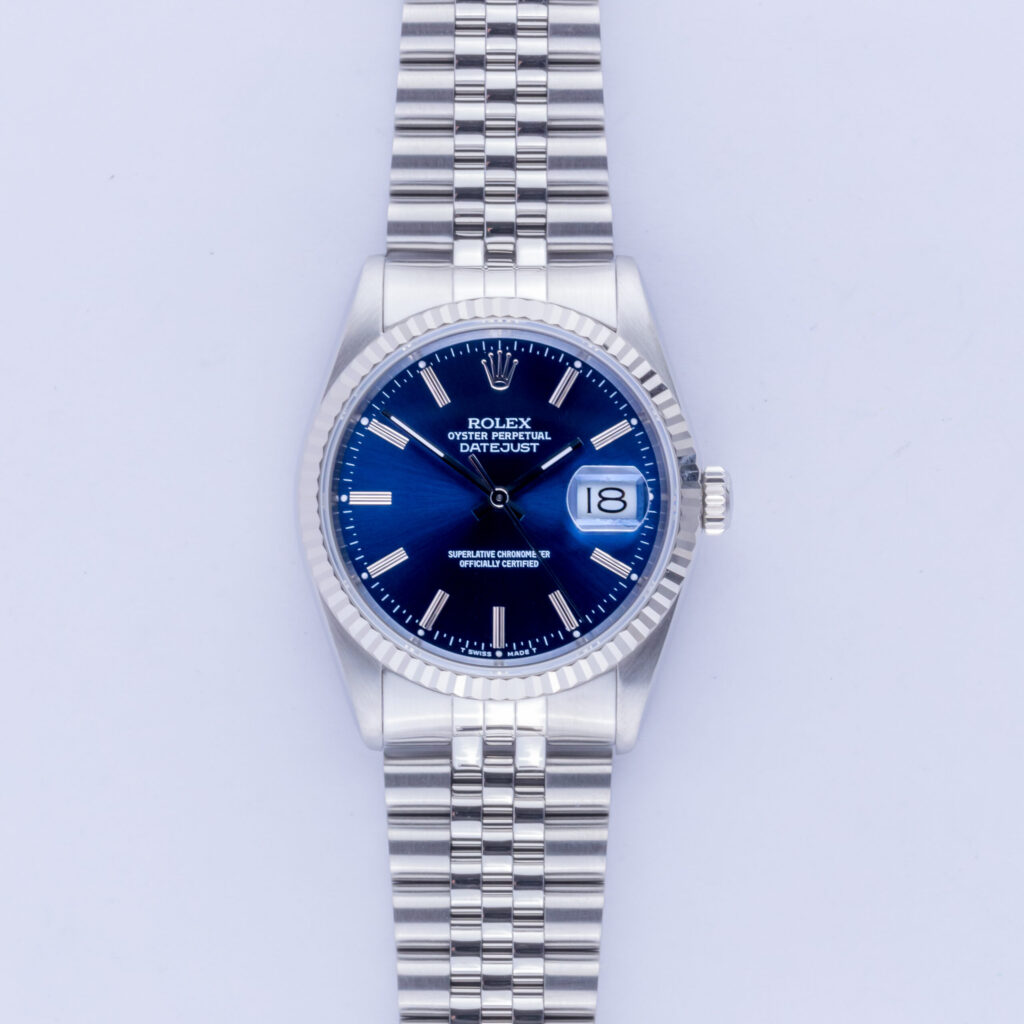 Rolex Oyster Perpetual Datejust Blue 16234 1995 (Full Set) 10 rolex-datejust-16234-100