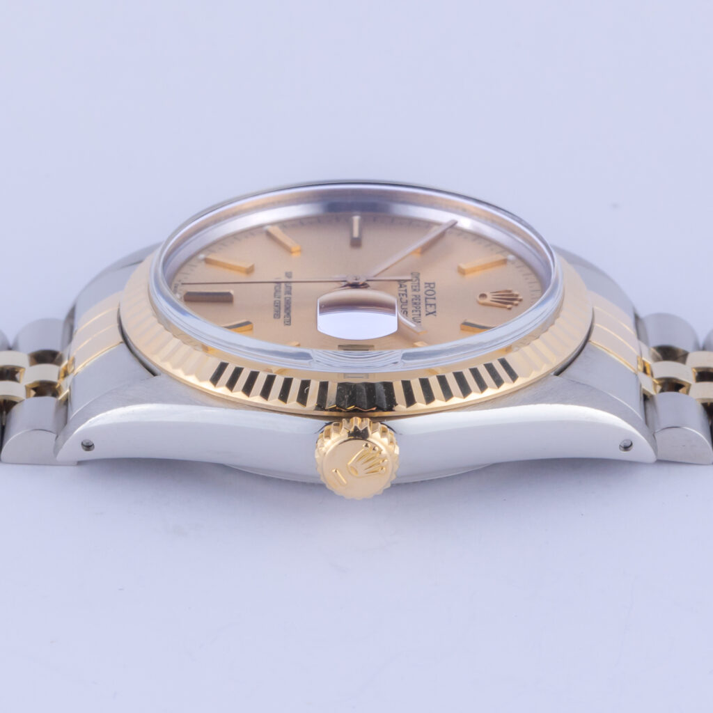 Rolex Oyster Perpetual Datejust Champagne 16013 1985 (Full Set) 12 rolex-datejust-16013-20