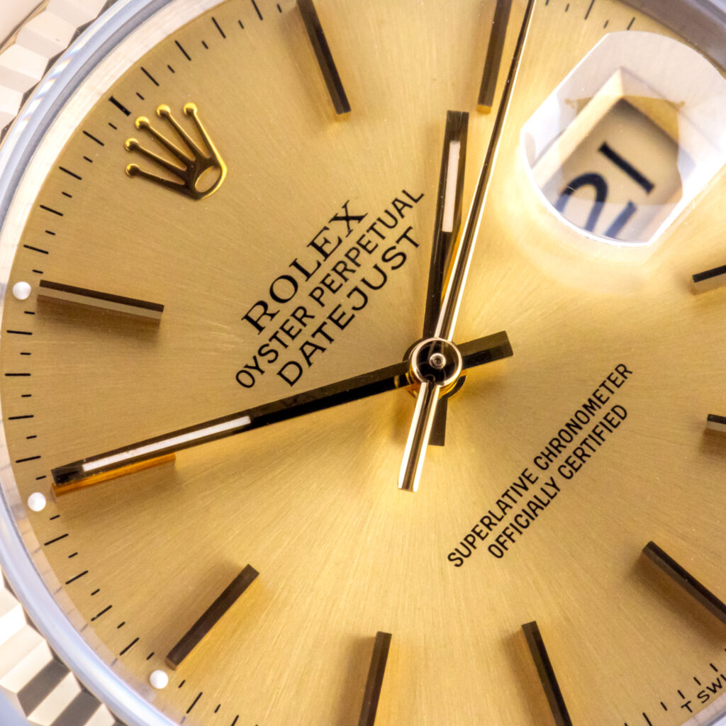 Rolex Oyster Perpetual Datejust Champagne 16233 1995 (Volledige Set) 9 rolex-datejust-16233-115