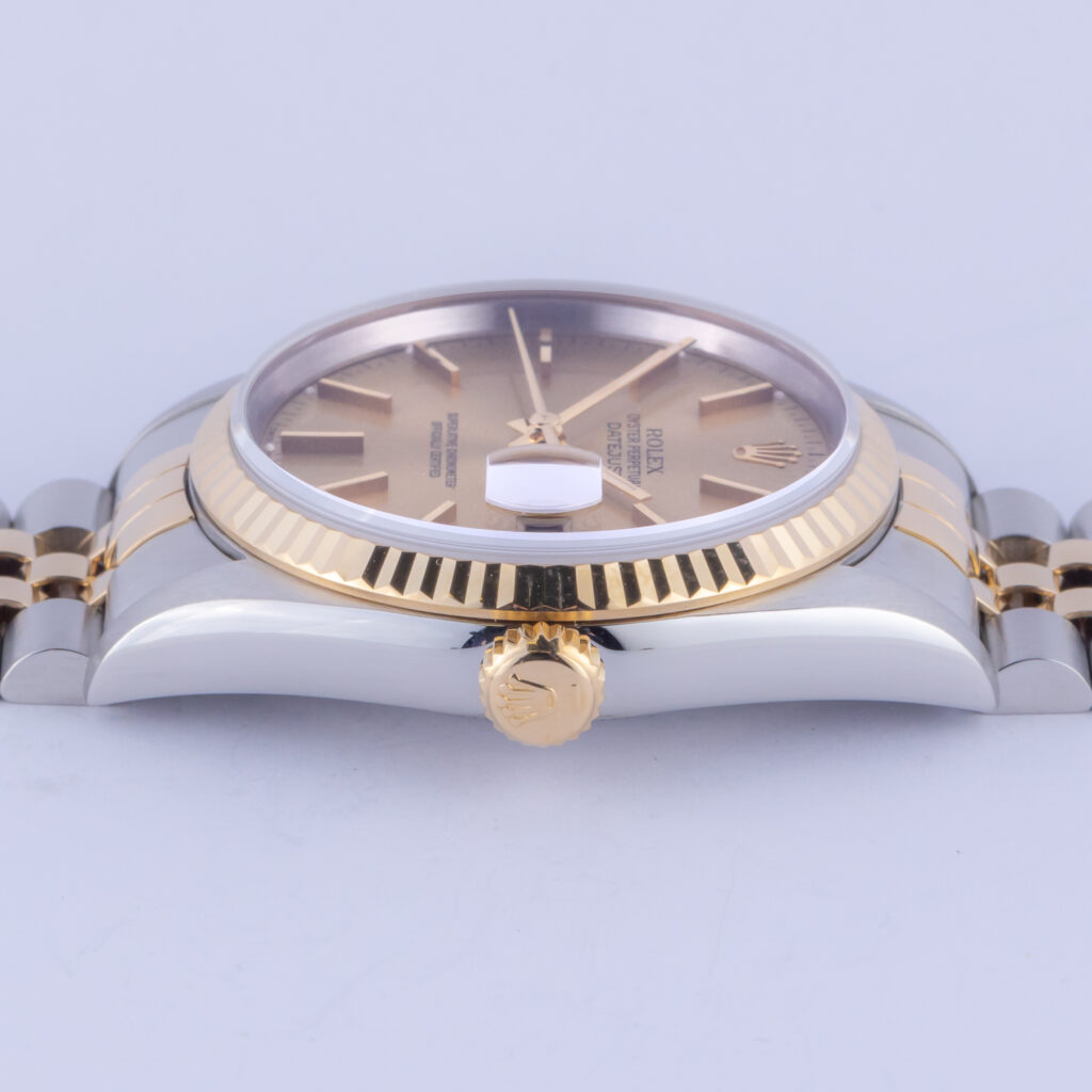 Rolex Oyster Perpetual Datejust Champagne 16233 1995 (Volledige Set) 12 rolex-datejust-16233-115