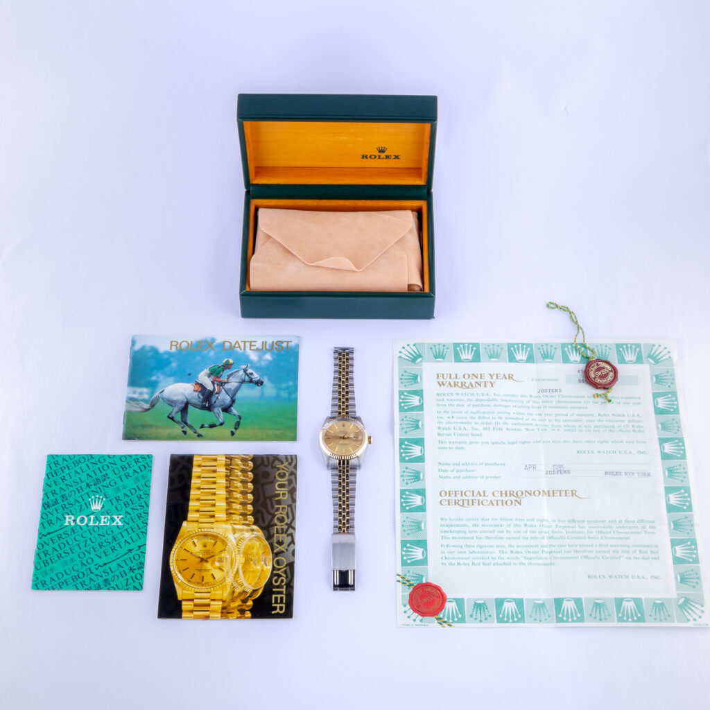 Rolex Oyster Perpetual Datejust Champagne 16013 1985 (Full Set) 15 rolex-datejust-16013-20