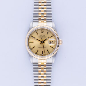 Rolex Oyster Perpetual Datejust Champagne 16233 1993 (Volledige Set) 10 rolex-datejust-16233-117