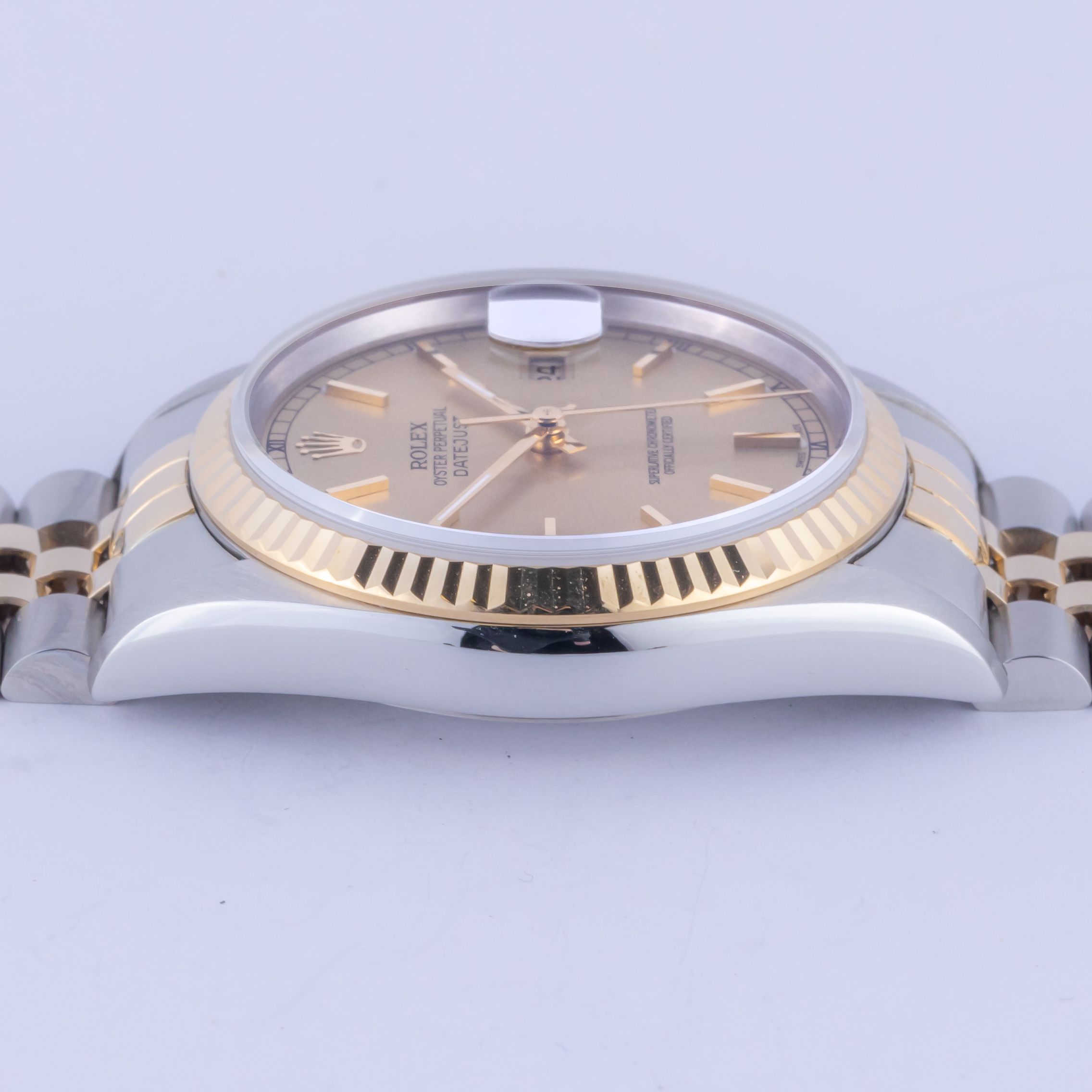 Rolex Oyster Perpetual Datejust Champagne 16233 1993 (Volledige Set) 6 rolex-datejust-16233-117