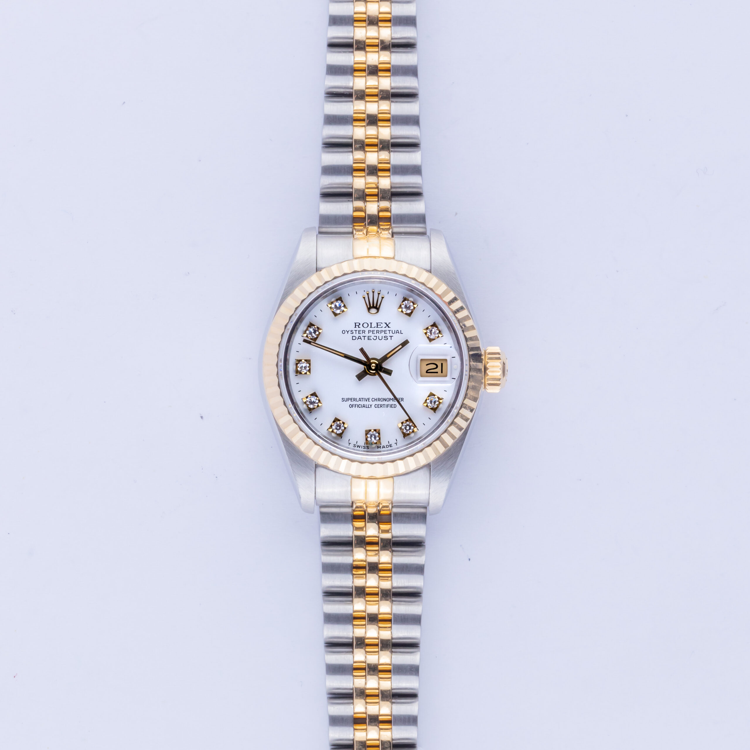 Rolex Lady-Datejust White Diamond 69173 1991 (Full Set) 3 rolex-lady-datejust-69173-85