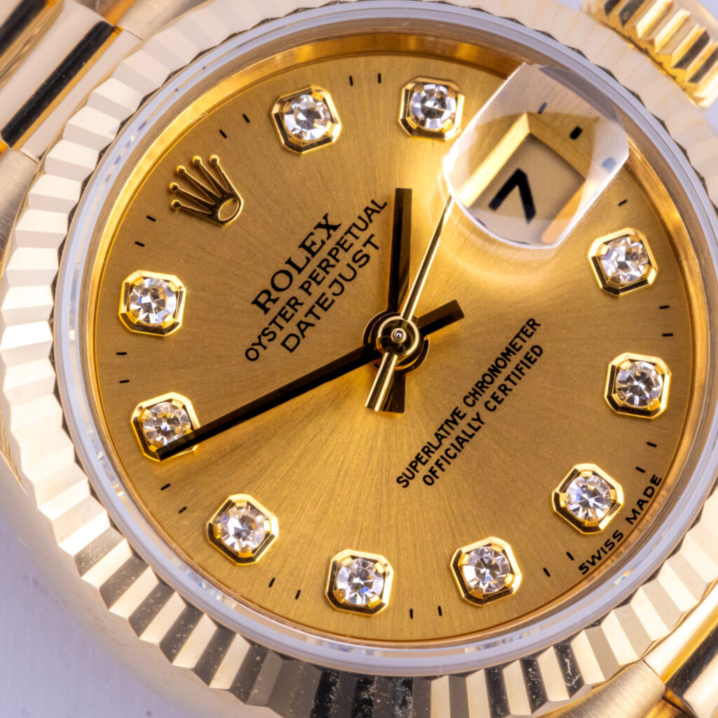 Rolex Lady-Datejust Champagne Diamond 69178 1995 (Vollständiger Satz) 9 rolex-lady-datejust-69178-34