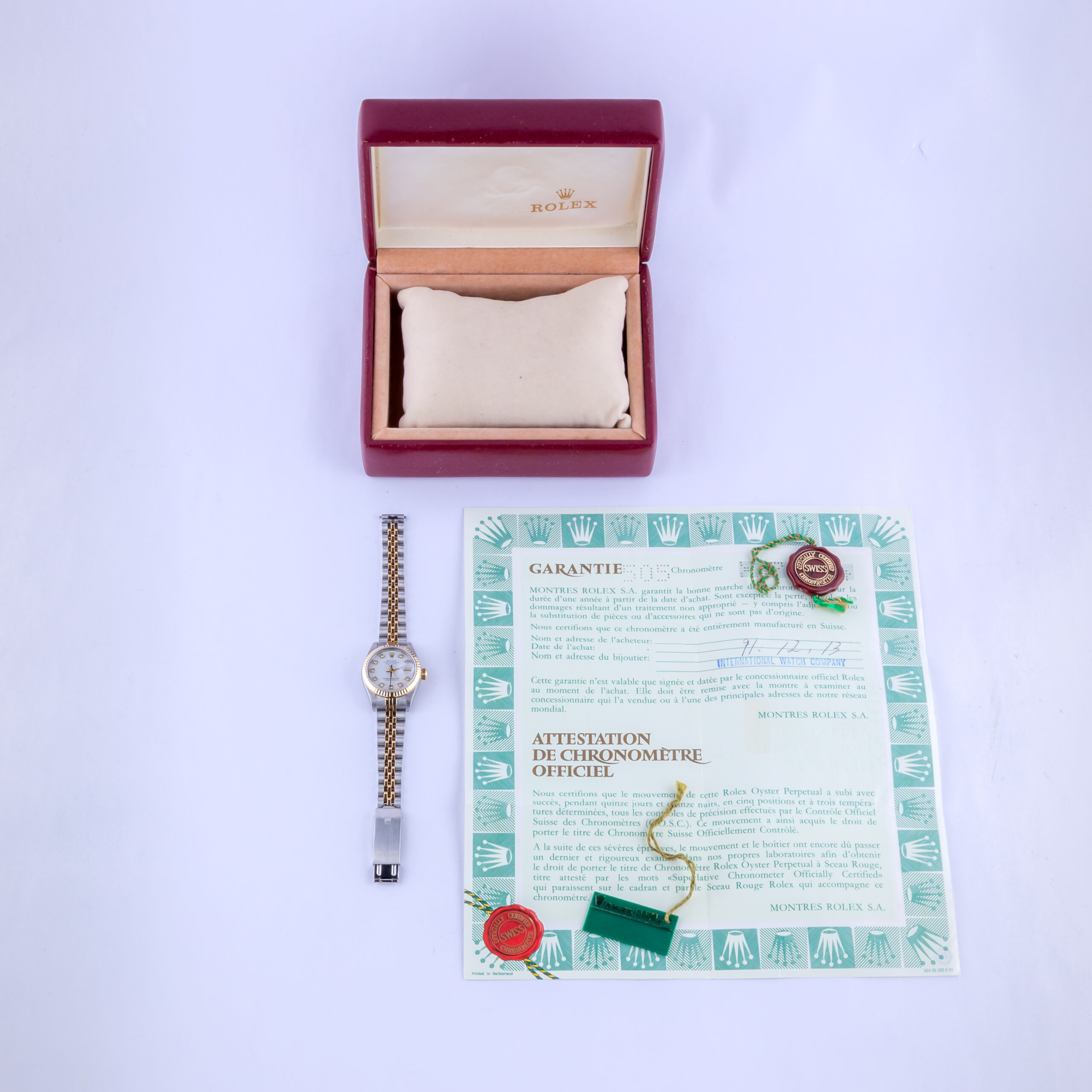 Rolex Lady-Datejust White Diamond 69173 1991 (Full Set) 8 rolex-lady-datejust-69173-85